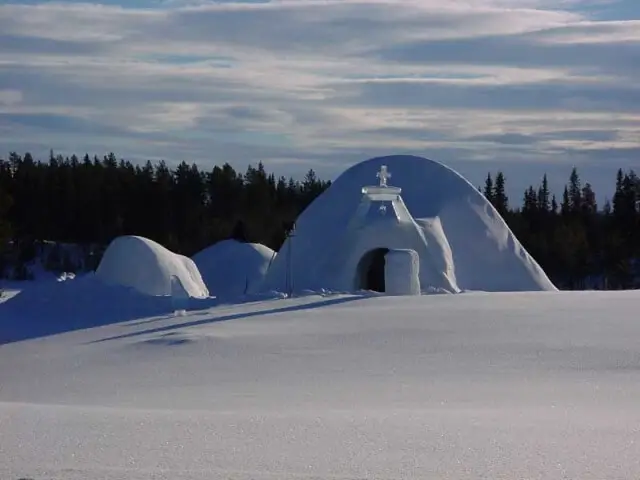 Igloo in the Alps