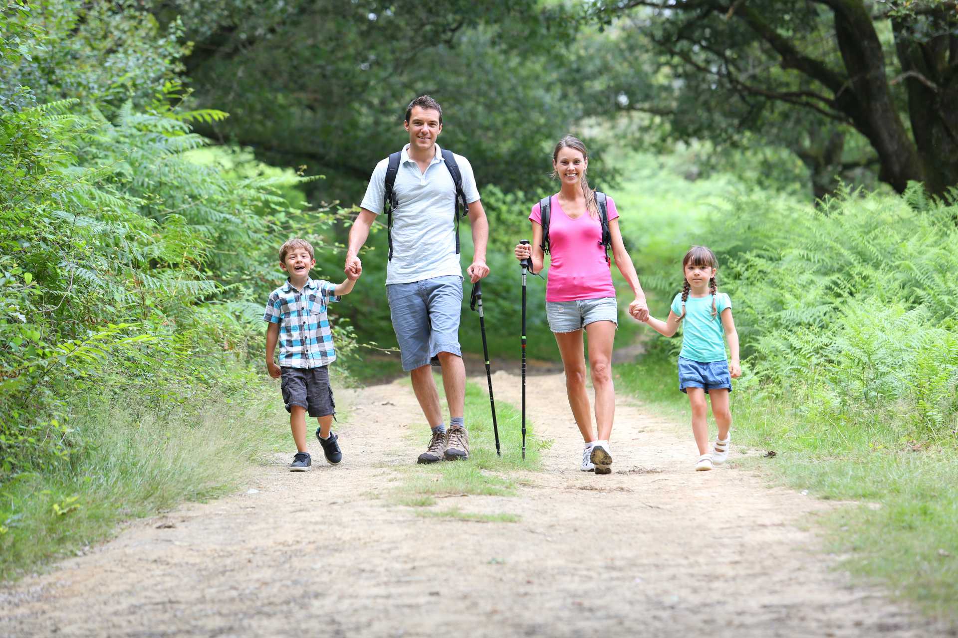 walking with kids